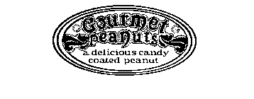 GOURMET PEANUTS A DELICIOUS CANDY COATED PEANUT