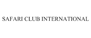 SAFARI CLUB INTERNATIONAL