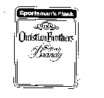 SPORTSMAN'S FLASK THE CHRISTIAN BROTHERSCALIFORNIA BRANDY