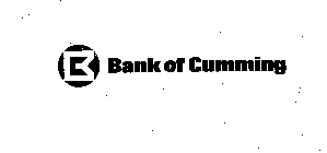 BANK OF CUMMING