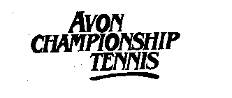AVON CHAMPIONSHIP TENNIS