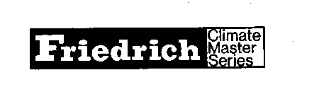 FRIEDRICH CLIMATE MASTER SERIES