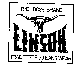 THE BOSS BRAND-LINSON TRIAL-TESTED JEANS WEAR