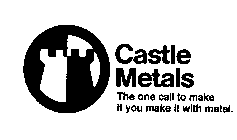 CASTLE METALS THE ONE CALL TO MAKE IF YOU MAKE IT WITH METAL.