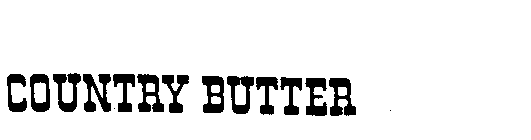 COUNTRY BUTTER