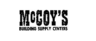 MCCOY'S BUILDING SUPPLY CENTERS
