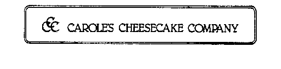 CCC CAROLE'S CHEESECAKE COMPANY