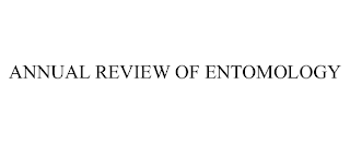 ANNUAL REVIEW OF ENTOMOLOGY