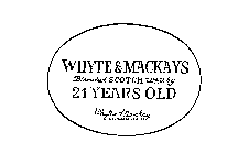 WHYTE & MACKAYS BLENDED SCOTCH WHISKY 21YEARS OLD