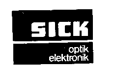 SICK OPTIK ELEKTRONIK