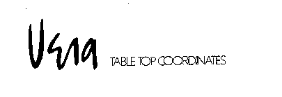 VERA TABLE TOP COORDINATES