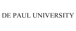 DE PAUL UNIVERSITY