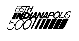 65TH INDIANAPOLIS 500