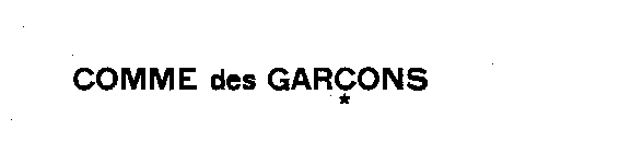 COMME DES GARCONS