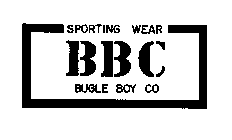 SPORTING WEAR BBC BUGLE BOY CO