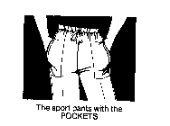 THE SPORT PANTS WITH THE POCKETS