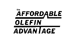 THE AFFORDABLE OLEFIN ADVANTAGE