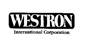 WESTRON INTERNATIONAL CORPORATION