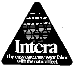INTERA THE EASY CARE, EASY WEAR FABRIC WITH THE NATURAL FEEL.