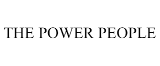 THE POWER PEOPLE