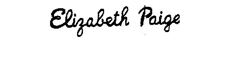 ELIZABETH PAIGE