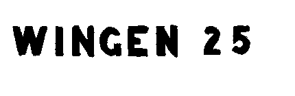 WINGEN 25