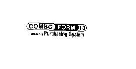 COMBO FORM 13