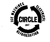 CIRCLE INC. ELECTRICAL REFRIGERATION ICEMACHINES