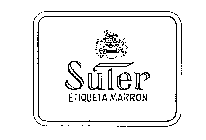 SUTER ETIQUETA MARRON