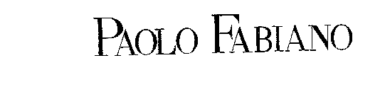 PAOLO FABIANO