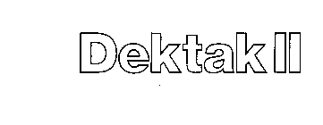DEKTAK II