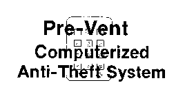 PRE-VENT COMPUTERIZED ANTI-THEFT SYSTEM