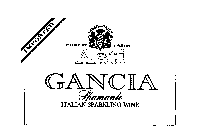GANCIA IMPORTED ASTI SPUMANTE ITALIAN SPARKLING WINE.