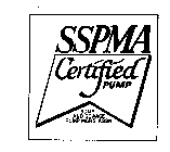 SSPMA CERTIFIED PUMP SUMP AND SEWAGE PUMP MGRS.ASSN