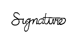 SIGNATURE