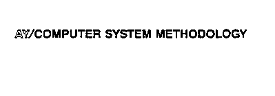 AY/COMPUTER SYSTEM METHODOLOGY