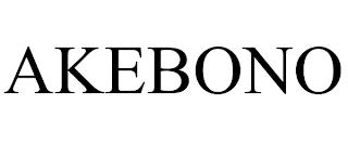 AKEBONO