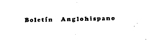 BOLETIN ANGLOHISPANO