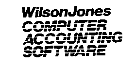 WILSON JONES COMPUTER ACCOUNTING SOFTWARE
