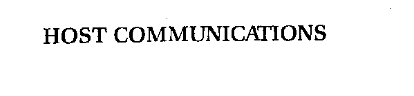 HOST COMMUNICATIONS