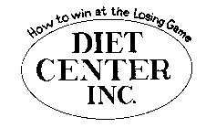 HOW TO WIN AT THE LOSING GAME DIET CENTER INC.
