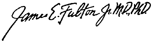 JAMES E. FULTON, JR., M.D., PH.D.