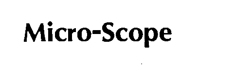 MICRO-SCOPE