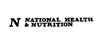 N NATIONAL HEALTH & NUTRITION