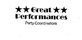 GREAT PERFORMANCES PARTY COORDINATORS