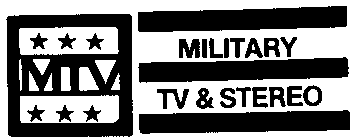 MTV MILITARY TV & STEREO