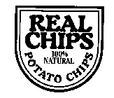 REAL CHIPS 100% NATURAL POTATO CHIPS