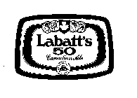 LABATT'S 50 CANADIAN ALE SYMBOL OF BREWING QUALITY