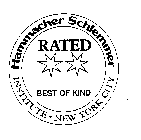 HAMMACHER SCHLEMMER RATED BEST OF KIND INSTITUTE NEW YORK CITY