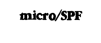 MICRO/SPF